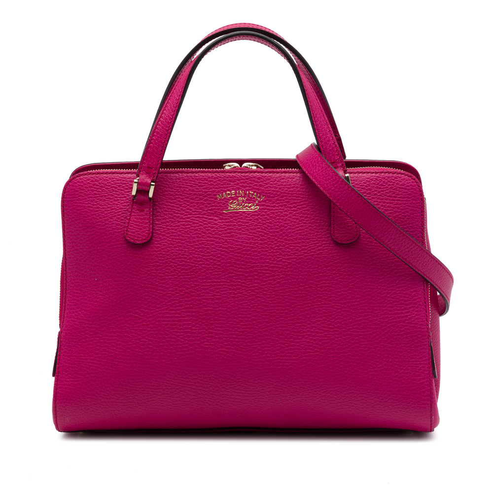 Pre-Loved Gucci Calfskin Swing Top Handle Satchel